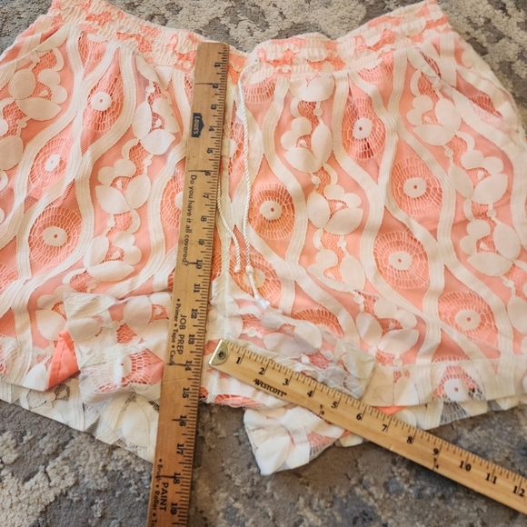 Lane Bryant Lace Mesh Cream Peach Pull On Shorts. Size 18/20. 2X - Picture 16 of 16